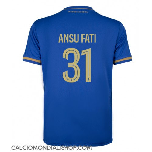 Maglie da calcio AS Monaco Ansu Fati #31 Seconda Maglia 2025-26 Manica Corta Maglie da calcio AS Monaco Ansu Fati #31 Seconda Maglia 2025-26 Manica Corta